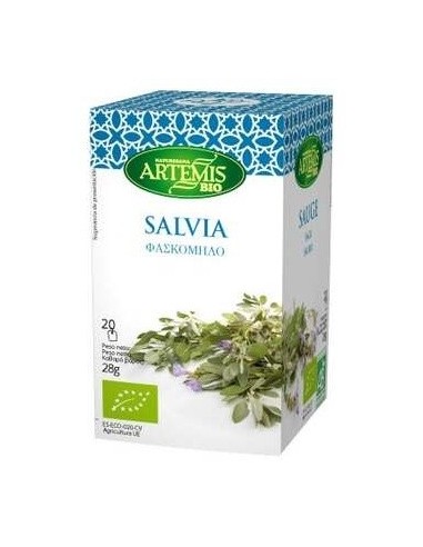 Salvia Infusion 20Bolsias. Bio de Artemis Bio
