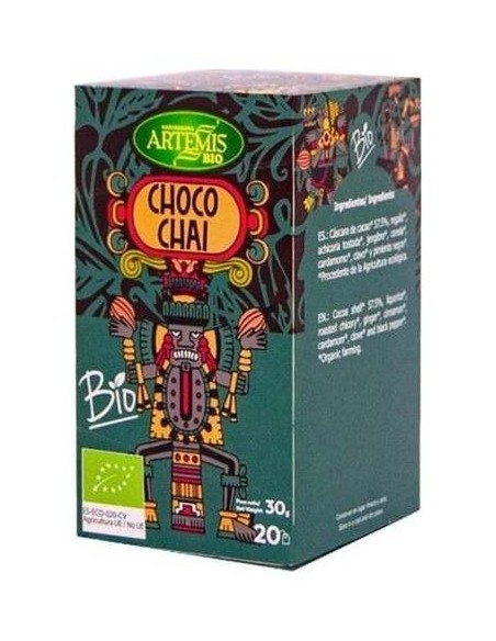 Choco Chai Infusion 20Bolsitas.  Bio de Artemis Bio