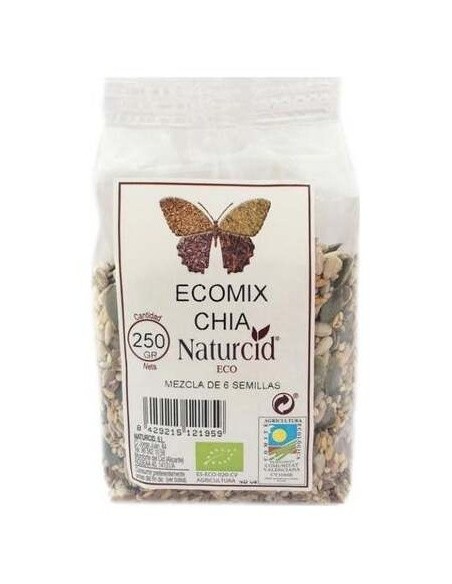 Ecomix Chia 6 Semillas 250Gr. Eco de Naturcid