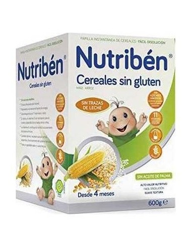 Nutriben Cereales S/Gluten 600Gr. de Nutriben