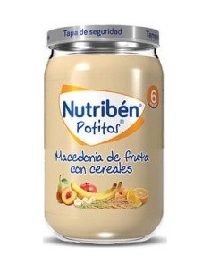 Nutriben Potito Macedonia Fruta Cereales 2X190Gr. de Nutriben 2
