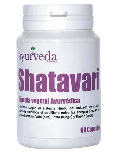 Shatavari 60 Cápsulas  Ayurveda Autentico