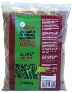 Azúcar de Caña Mascobado Bio. 500 G Filipinas de Alternativa 2