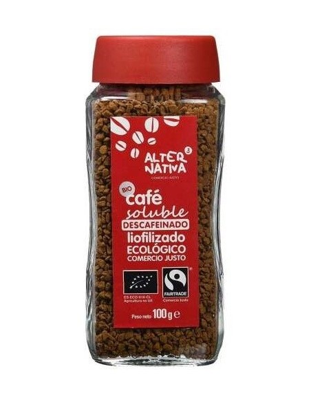 Café Descafeinado Liofilizado Bio-Ft. 100G de Alternativa