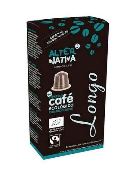 Cafe Longo 10Capsulas Cafe Biodegradable. Eco de Alternativa 3