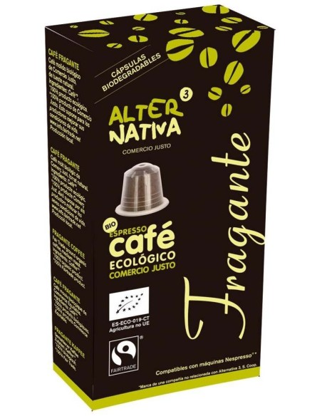 Café Fragante Bio-Ft. 10Uds 5G Cápsulas de Alternativa