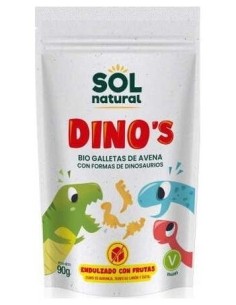 Dinos Galletas De Avena Y Fruta 90Gr. Bio de Solnatural 2