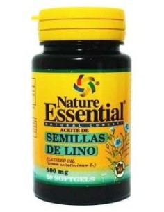 Aceite De Semillas De Lino 500Mg. 50Perlas de Nature Essential 2