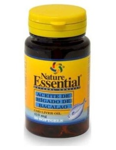 Aceite De Higado De Bacalao 410Mg. 50Perlas de Nature Essential 2