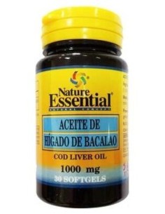 Aceite De Higado De Bacalao 1000Mg. 30Perlas de Nature Essential 2