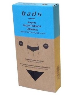 Braguita Incontinencia Urinaria Negra Talla L. de Bads 2