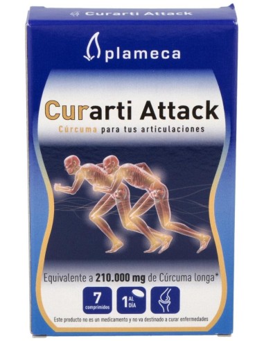 Curarti Attack 7 Comprimidos de Plameca