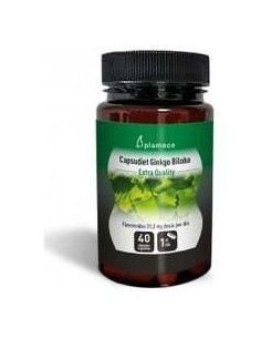 Capsudiet Ginkgo Biloba 40 Cápsulas Vegetales de Plameca 2