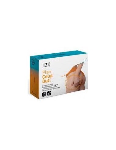 Plan Celul Out! 30 Cápsulas Vegetales de Plameca