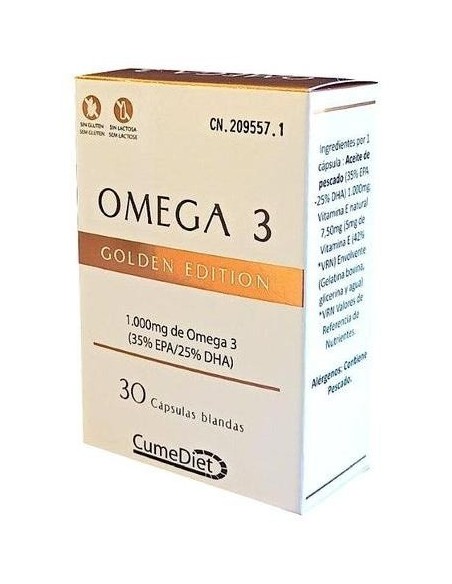 Omega 3 Golden 30Perlas. de Cumediet