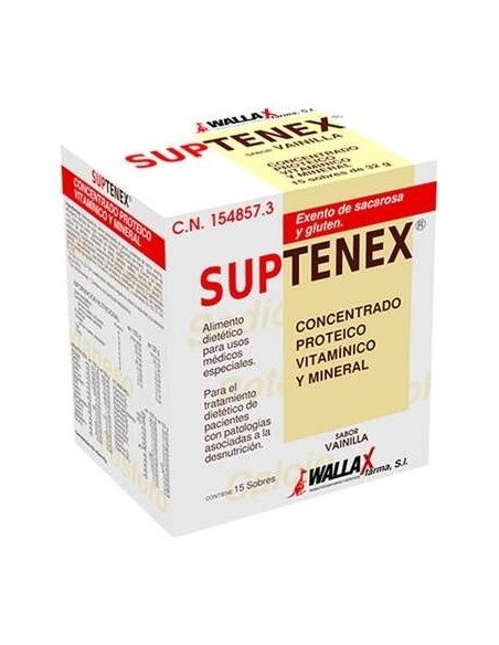 Suptenex Vainilla 15 Sobres de Wallax Farma