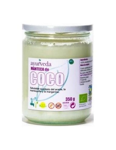 Manteca De Coco 350 Gramos Ayurveda Autentico