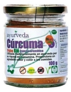 Curcuma Polvo 100 Gramos Bio Ayurveda Autentico 2