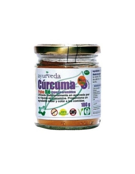 Curcuma En Polvo 100G Bio de Ayurveda Autentico
