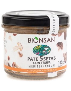 Pate 5 Setas Con Trufa 105Gr. Eco Vegan de Bionsan 2