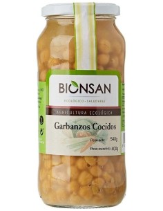 Garbanzos Pedrosillanos Cocidos 400Gr. Eco de Bionsan 2