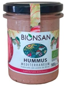 Hummus Mediterraneum 185Gr. Eco Vegan de Bionsan 2