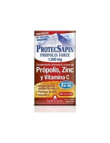 Protecsapin Propolis Forte 1200Mg. 20Cap. de Natysal