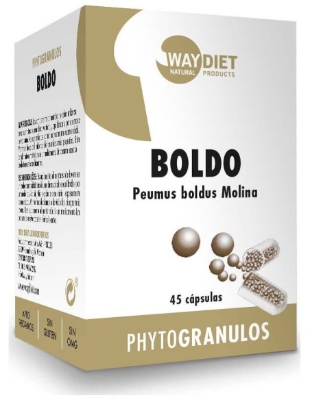 Boldo Phytogranulos 45Caps. de Waydiet Natural Products
