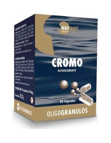 Cromo Oligogranulos 50Caps. de Waydiet Natural Products