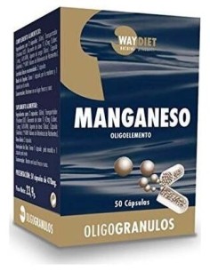 Manganeso Oligogranulos 50Caps. de Waydiet Natural Products 2