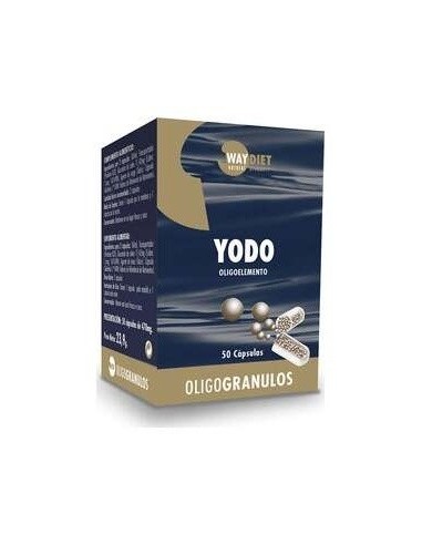 Yodo Oligogranulos 50Caps. de Waydiet Natural Products