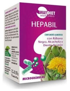 Phytocomplex Hepabil 45Caps. de Waydiet Natural Products 2