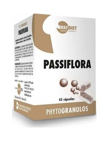Pasiflora Phytogranulos 45Caps. de Waydiet Natural Products