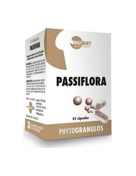 Pasiflora Phytogranulos 45Caps. de Waydiet Natural Products