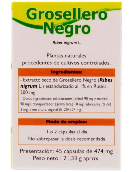 Grosellero Negro Microgranulos Neo 45Cap. de Neo