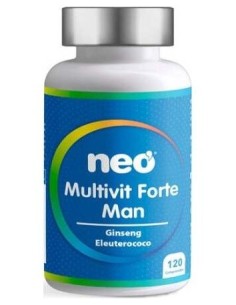 Multivit Forte Man Ginseng Eleuterococo 120Comp. de Neo 2