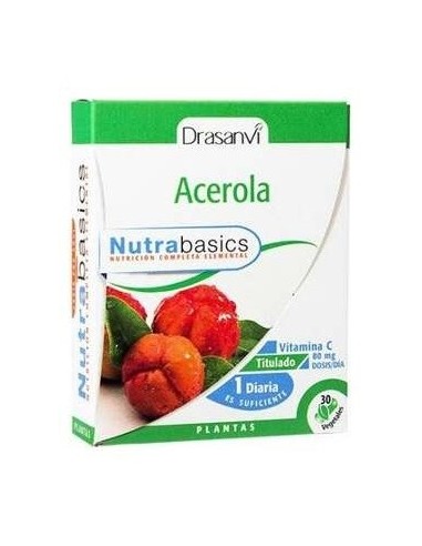 Acerola 30 Capsulas Nutrabasicos Drasanvi