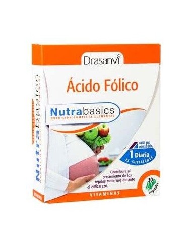 Nutrabasics Acido Folico 30Caps. de Drasanvi