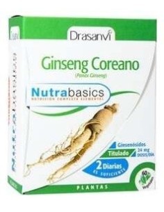 Nutrabasics Ginseng Coreano 60Caps. de Drasanvi 2