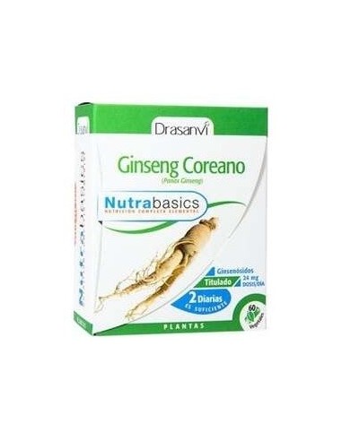 Nutrabasics Ginseng Coreano 60Caps. de Drasanvi