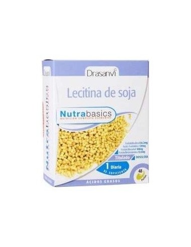 Nutrabasics Lecitina De Soja 1200Mg. 48Perlas de Drasanvi