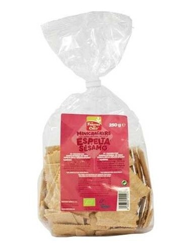 Mini Crackers De Espelta Sesamo 250Gr. Bio Vegan de La Finestra Sul Cielo