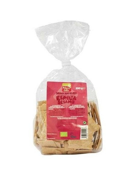 Mini Crackers De Espelta Sesamo 250Gr. Bio Vegan de La Finestra Sul Cielo