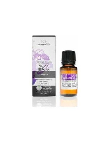 Salvia España Aceite Esencial Alimentario Bio 10Ml de Terpenic