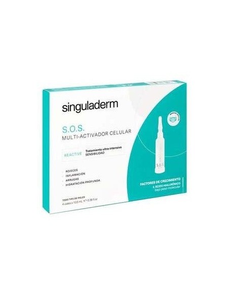 S.O.S. Reactive 4 Viales De 10,5Ml de Singuladerm