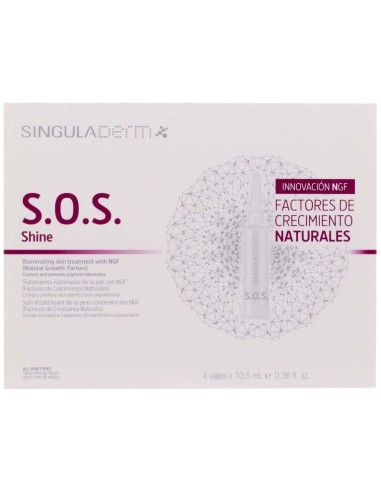 S.O.S. Shine 4 Viales De 10,5Ml de Singuladerm