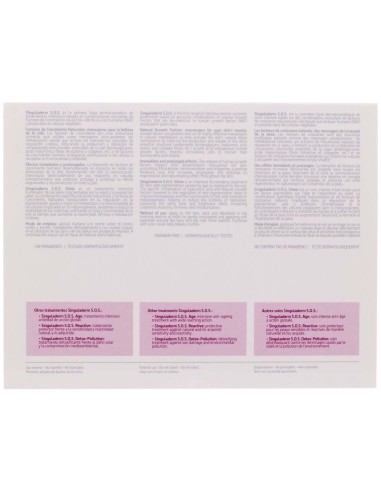 S.O.S. Shine 4 Viales De 10,5Ml de Singuladerm