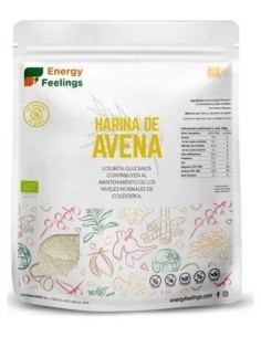 Harina De Avena 1Kg. Eco Vegan Sg de Energy Feelings 2