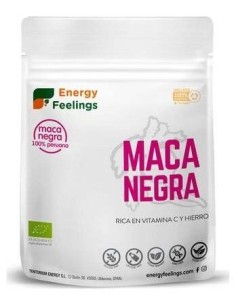 Maca Negra Polvo 200Gr. Eco Vegan Sg de Energy Feelings 2