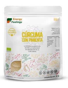 Curcuma Con Pimienta Polvo 1Kg. Eco Vegan Sg de Energy Feelings 2